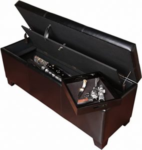 Bench With A Secret Gun Compartment