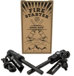Fire Starter Ferrocerium Rod With Compass