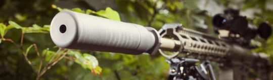 Rifle With A Gun Suppressor E1529093689728