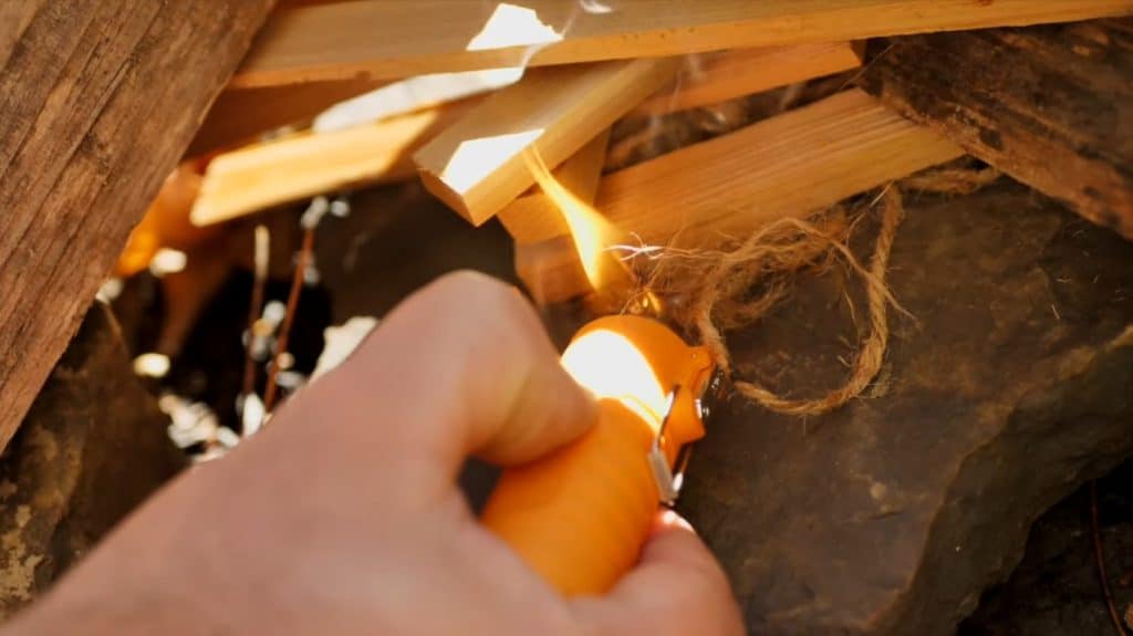 Survival Lighter As A Part Of Camping, Hiking Gear