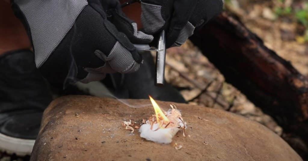 Proper Way To Use Ferrocerium Rod As A Fire Starter