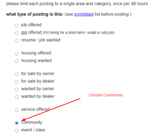 Choose Community