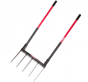 Bully Tools 92627 Broadfork With Fiberglass Handles
