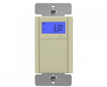 Enerlites 7 Days Digital In-Wall Programmable Timer Switch For Lights