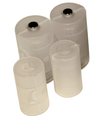 Rezap 7329 Aa To C And D-Sized Battery Converters